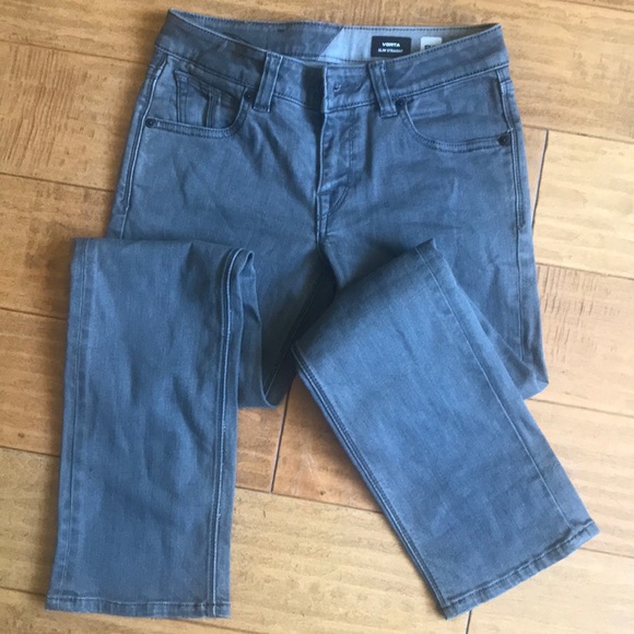 Grey Volcom Jeans size 25 - Picture 1 of 2